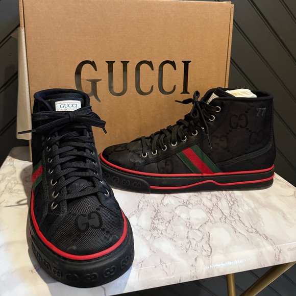 Gucci Off The Grid High Top Black GG - Picture 3 of 15